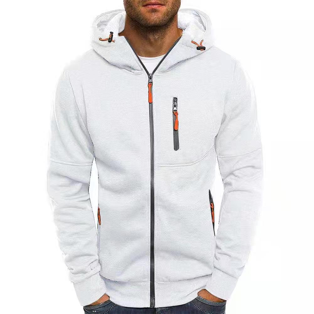 Olley™ - Herrhoodie | Huvtröja med dragkedja och fleece